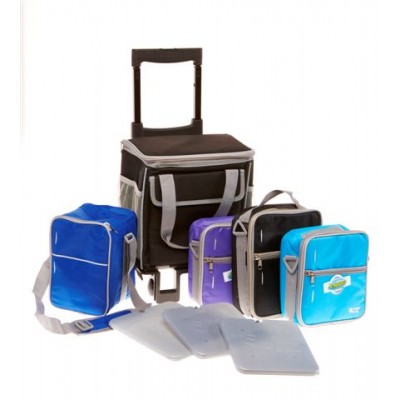 Fridge to Go Man Size Lunch Cooler Bag ! Fridge to Go Roller Cooler Bag with 3 Big Built in Removable Ice panels 
