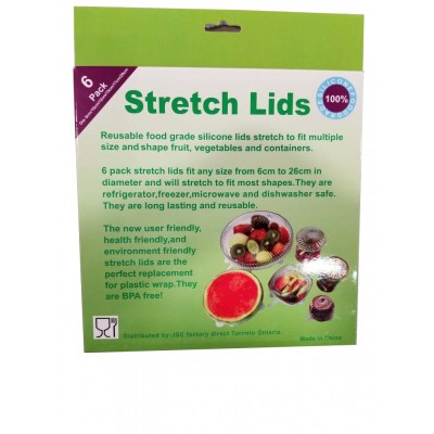 Silicone Stretch Lids 6 pcs Pack