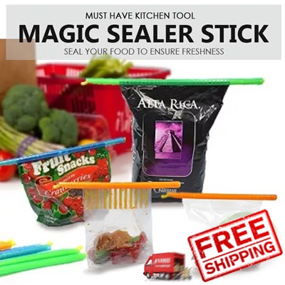 20 pcs Magic Bag Sealer Sticks( 4 pcs for each size : 35cm/28.5cm/22.5cm/18.5cm/12 cm)