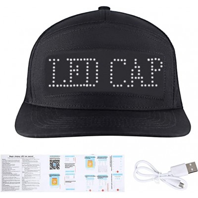 Programmable Magic Led Display Hat - Program any message you like to ...