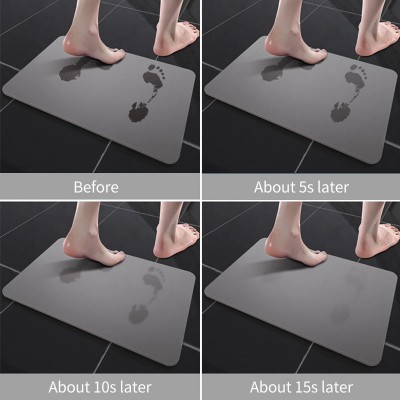 Fast Drying Non-Slip Anti Slip Diatomite  Stone Bath Mats