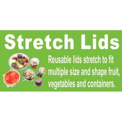 Silicone Stretch Lids 6 pcs Pack